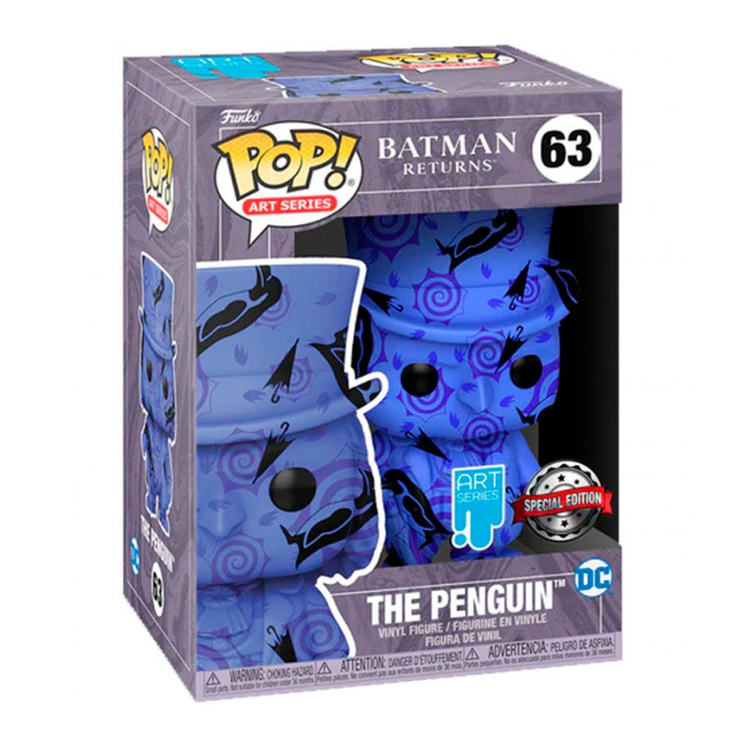 Figura POP DC Comics Batman Return The Penguin Artist + Case Exclusive