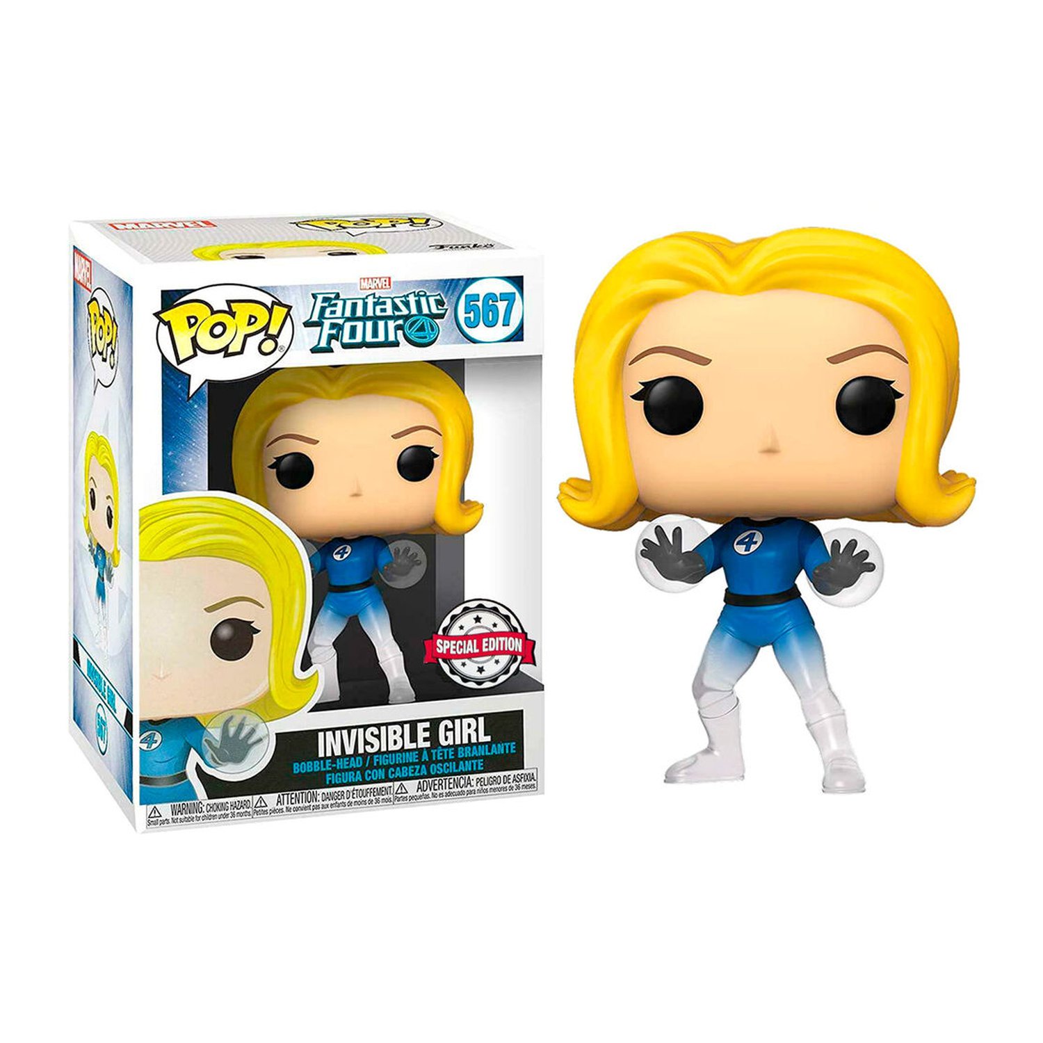 Figura POP Marvel Fantastic Four Invisible Girl Exclusive