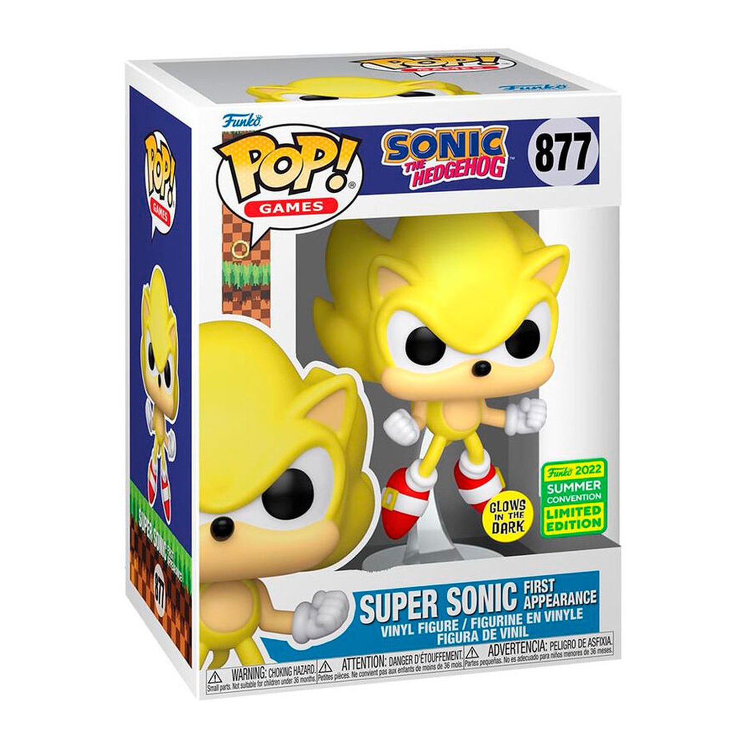 Figura POP Sonic The Hedgehog Super Sonic Exclusive