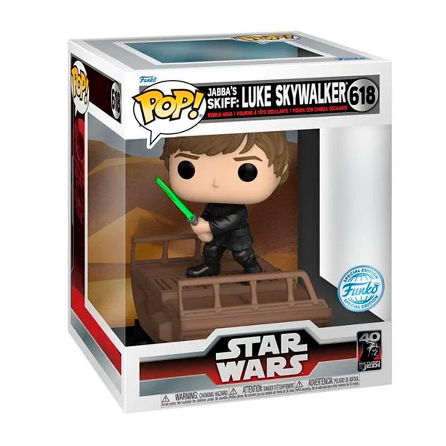 Figura POP Deluxe Star Wars Luke Skywalker Exclusive