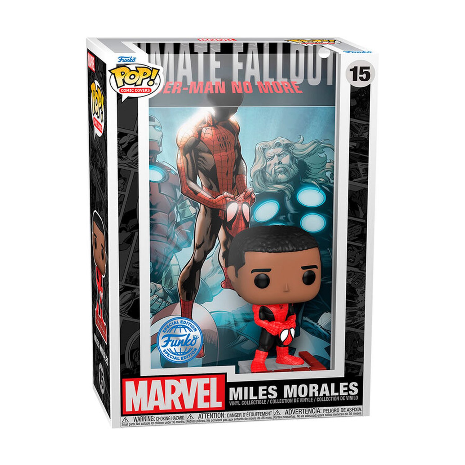 Figura POP Comic Cover Marvel Miles Morales Exclusive