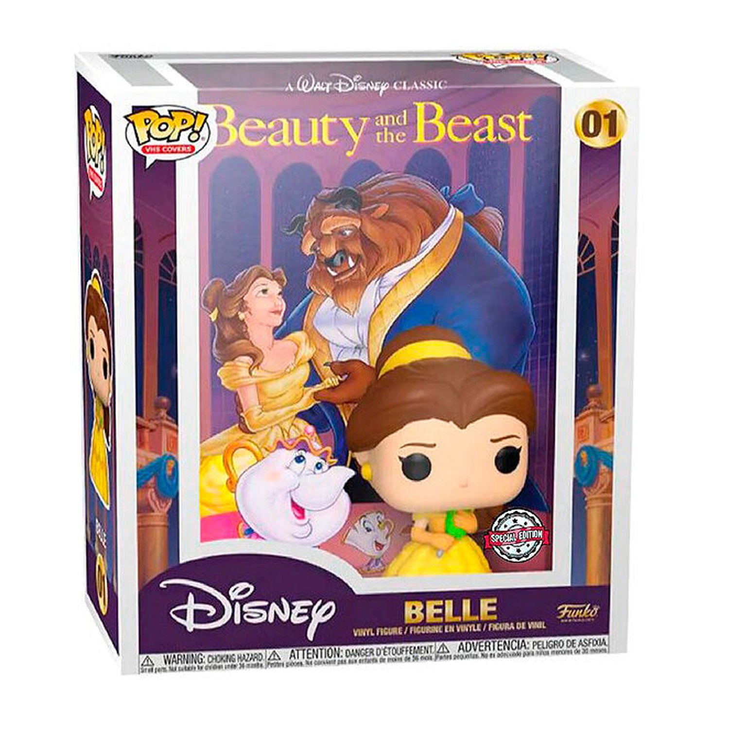 Figura POP Disney La Bella y la Bestia Belle Exclusive