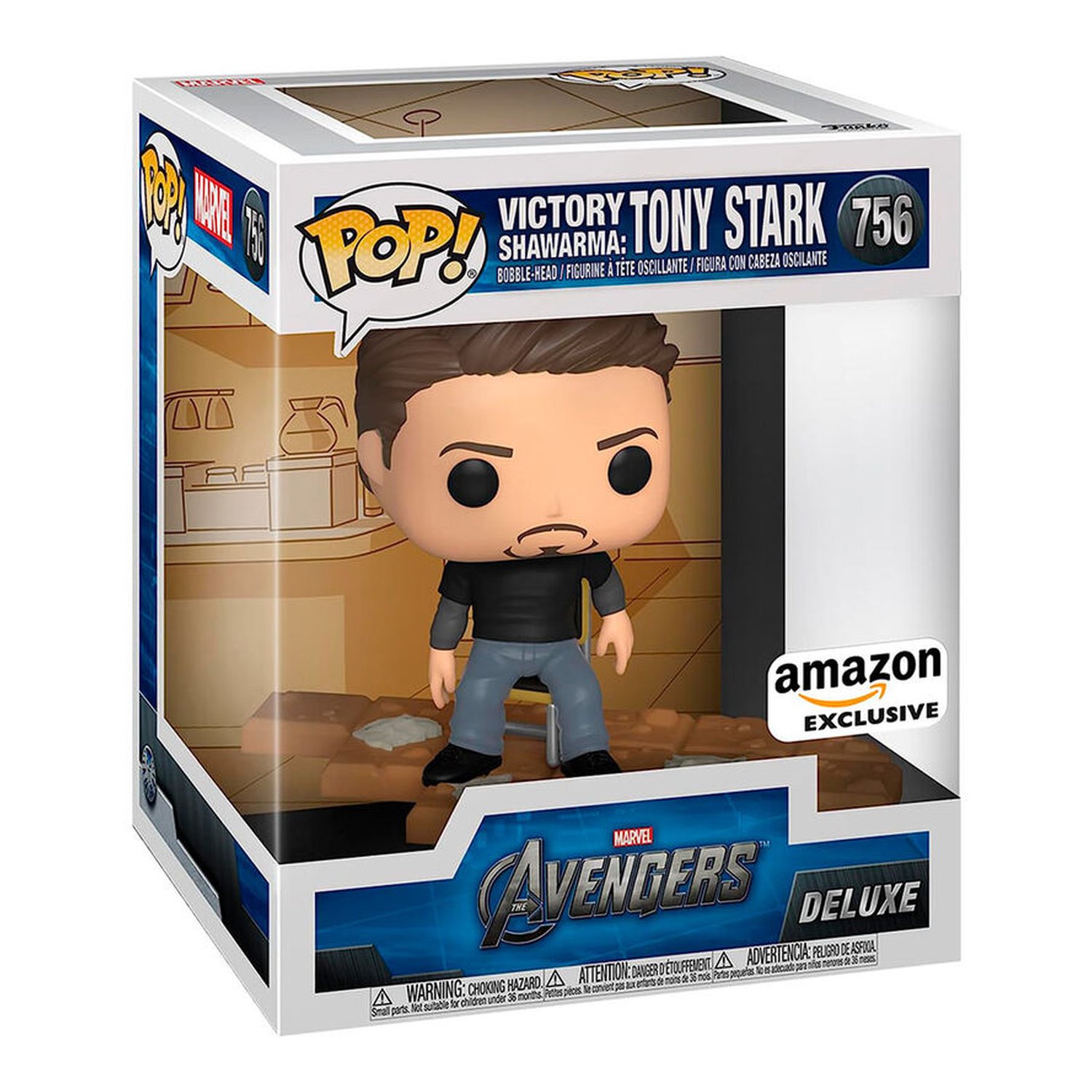 Figura POP Deluxe Marvel Los Vengadores Avengers Tony Stark Exclusive
