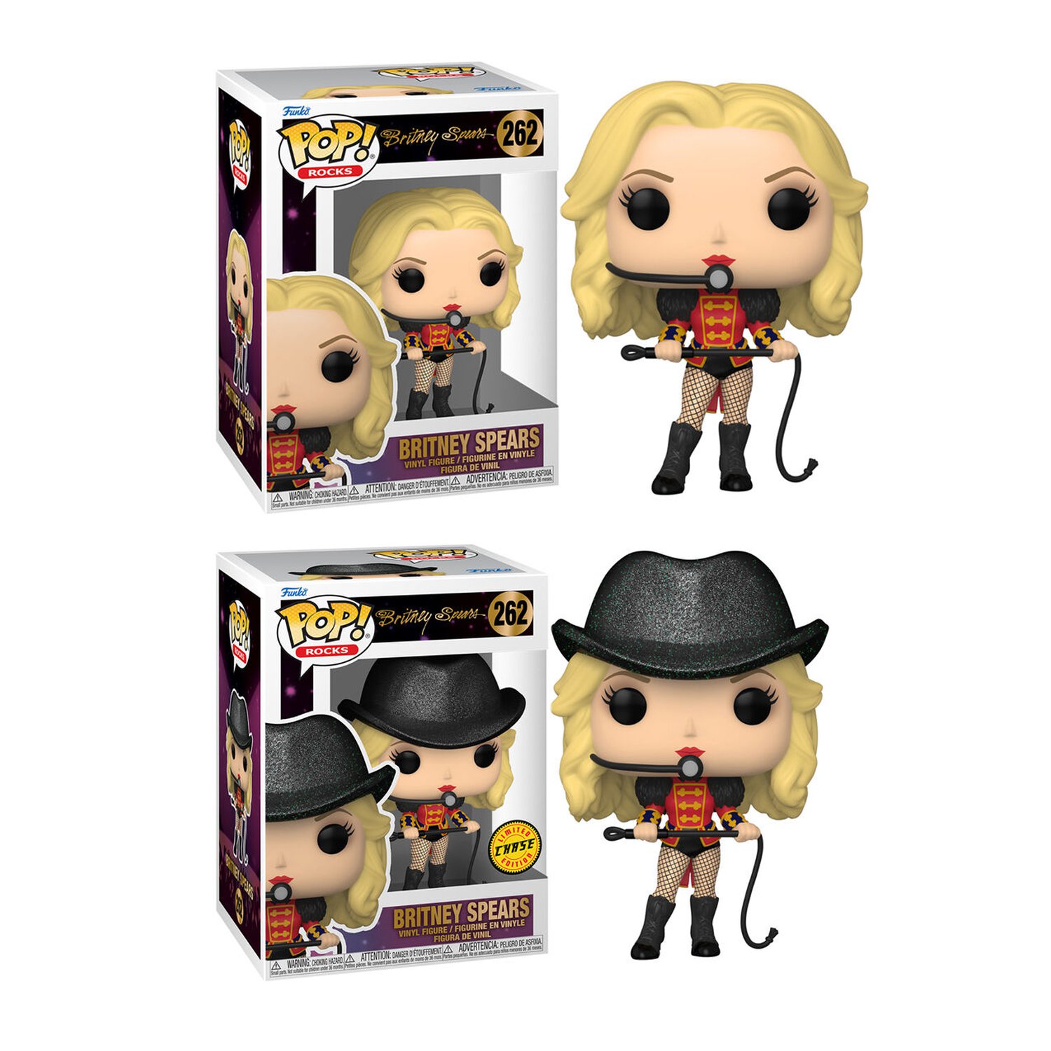 Figura POP POP Rocks Britney Spears 5 + 1 Chase (6 Uds)