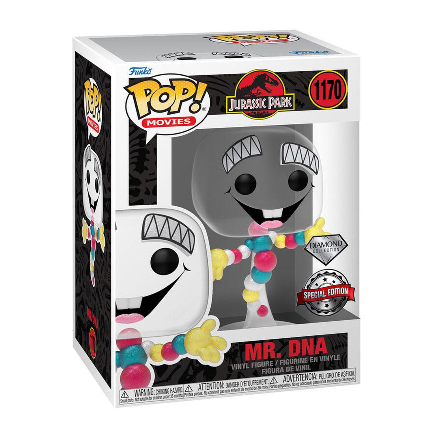Figura POP Jurassic Park Mr. DNA Exclusive