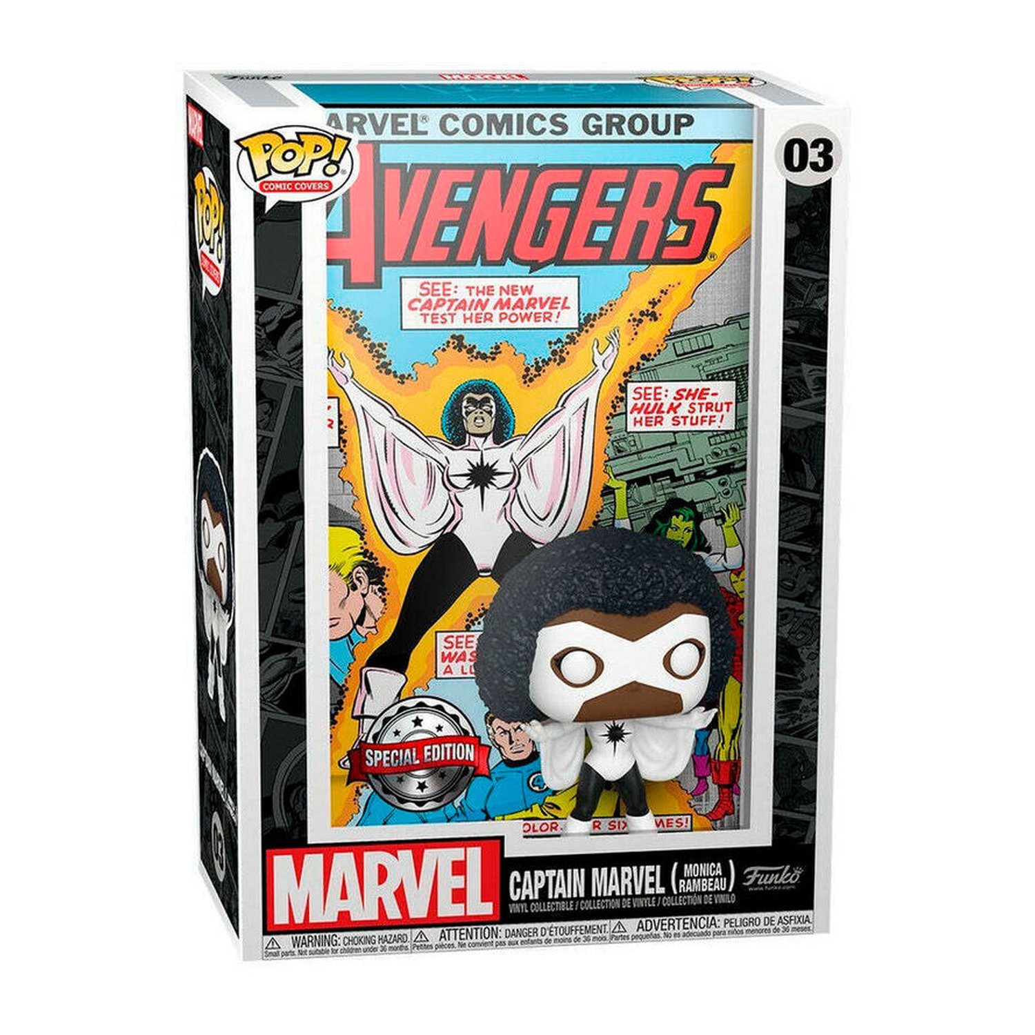 Figura POP Marvel Captain Marvel Exclusive