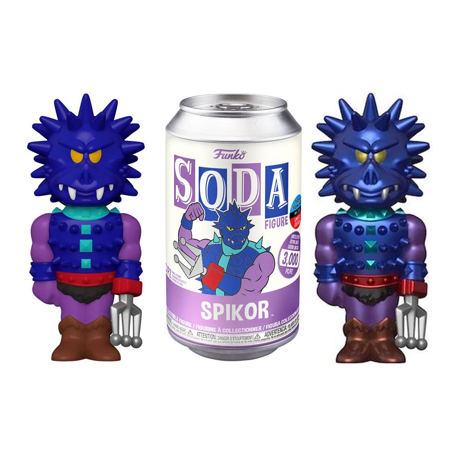 Figura Vinyl SODA Spikor Masters del Universo 5 + 1 Chase Exclusive (6 Uds)