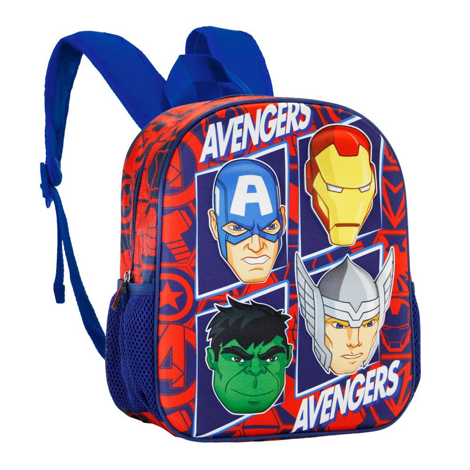 Mochila 3D The Four Vengadores Avengers Marvel 31cm