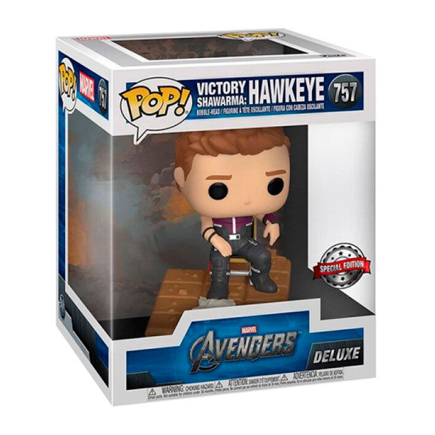 Figura POP Marvel Avengers Hawkeye Victory Shawarma Exclusive