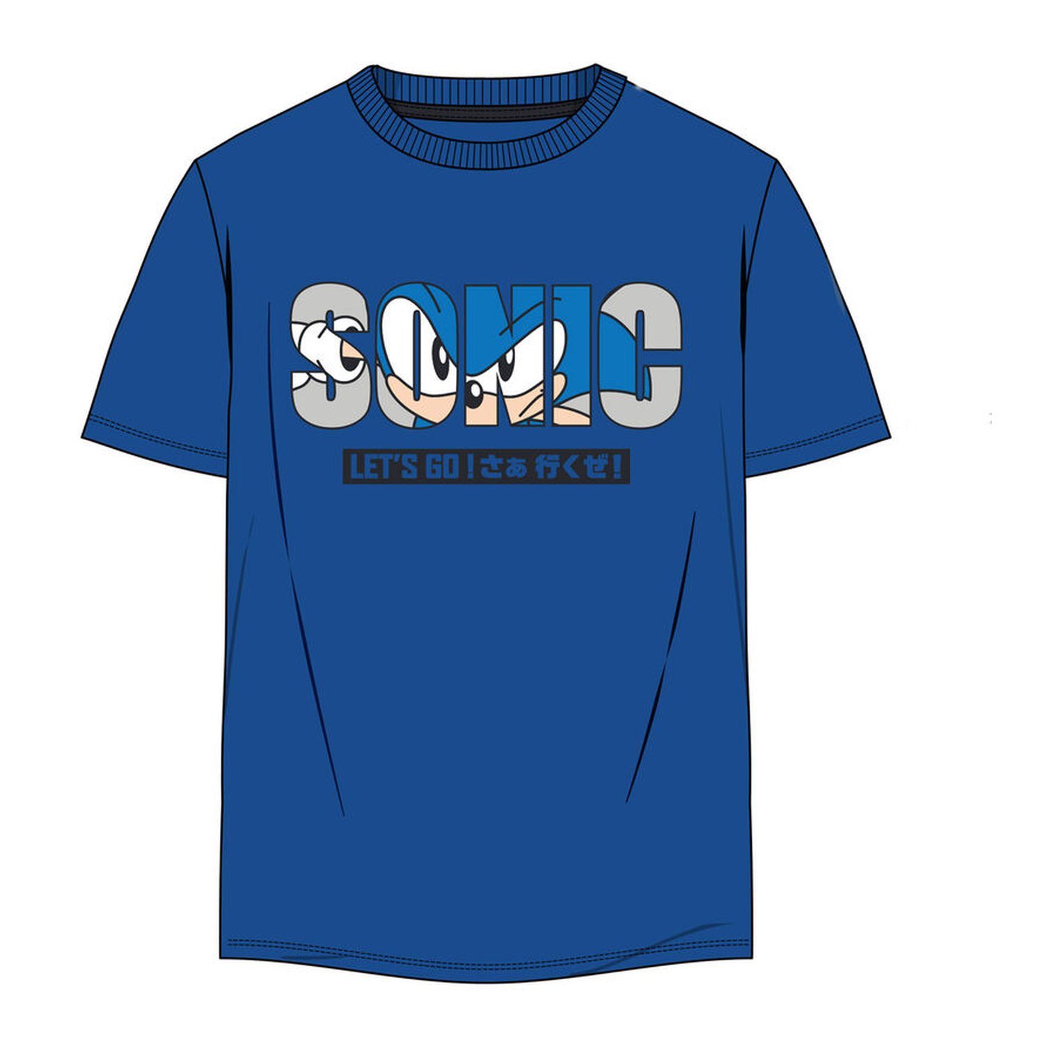 Camiseta Sonic The Hedgehog adulto (9 Uds)