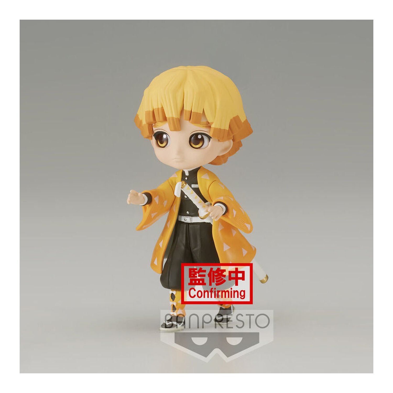 Figura Zenitsu Agatsuma Demon Slayer Kimetsu No Yaiba Q posket petit 7cm