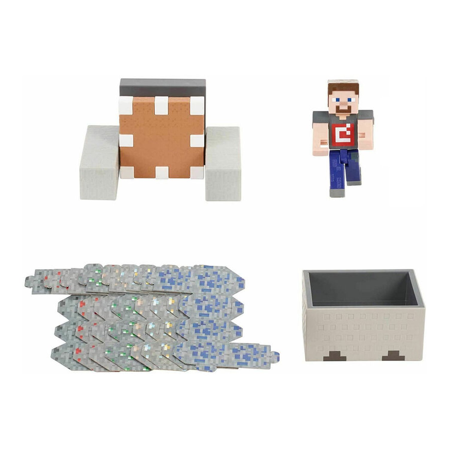 Figura Steve Vagoneta Explosiva Minecraft