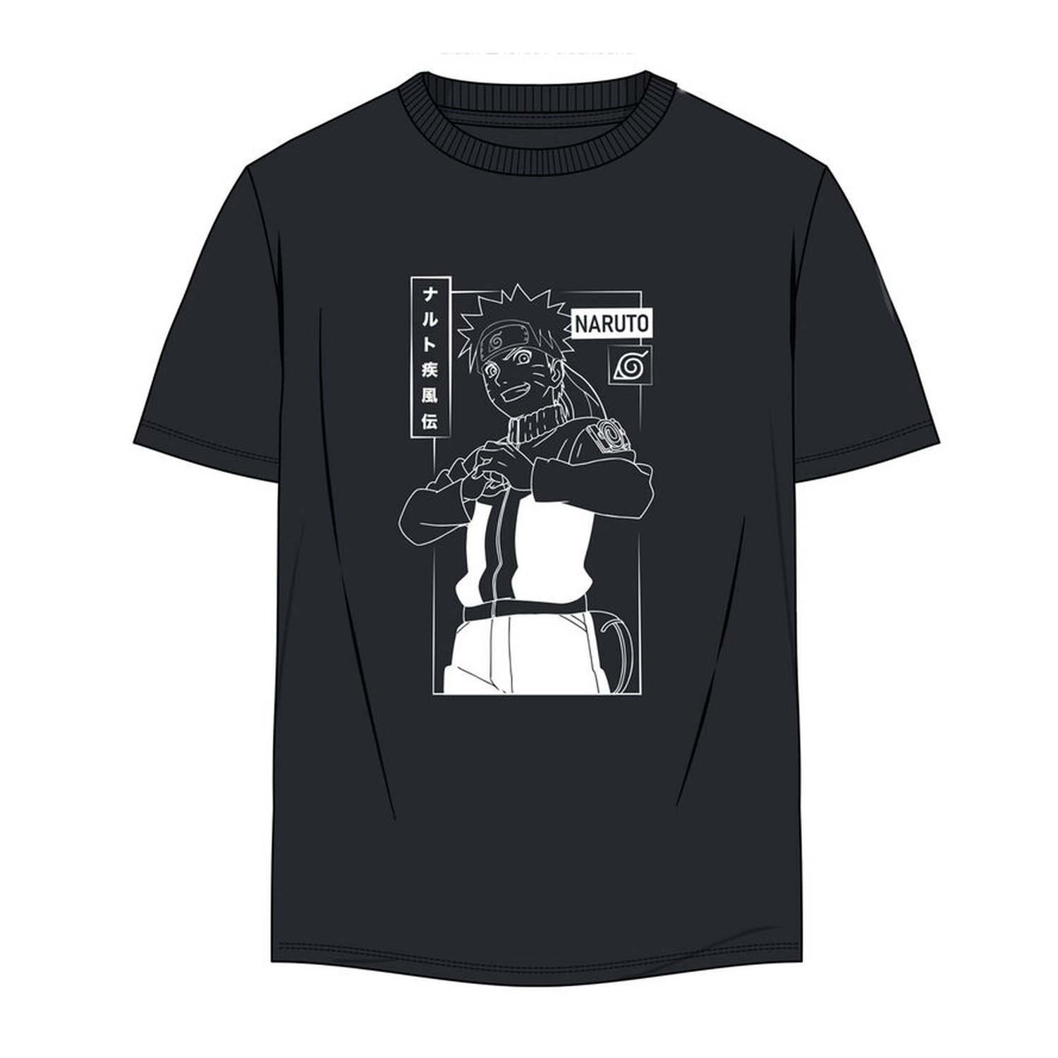 Camiseta Naruto Shippuden adulto (9 Uds)