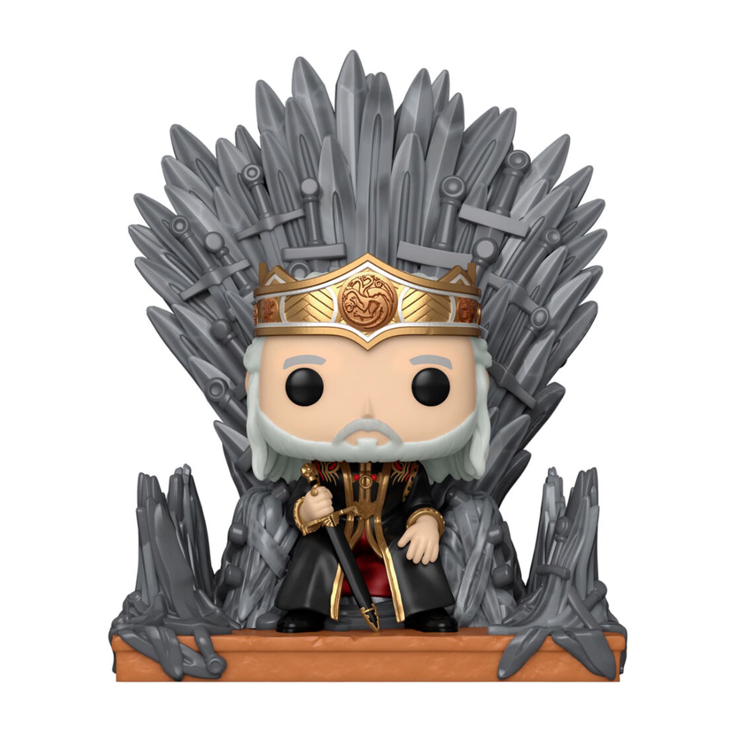 Figura POP Deluxe House of the Dragon Viserys on the Iron Throne