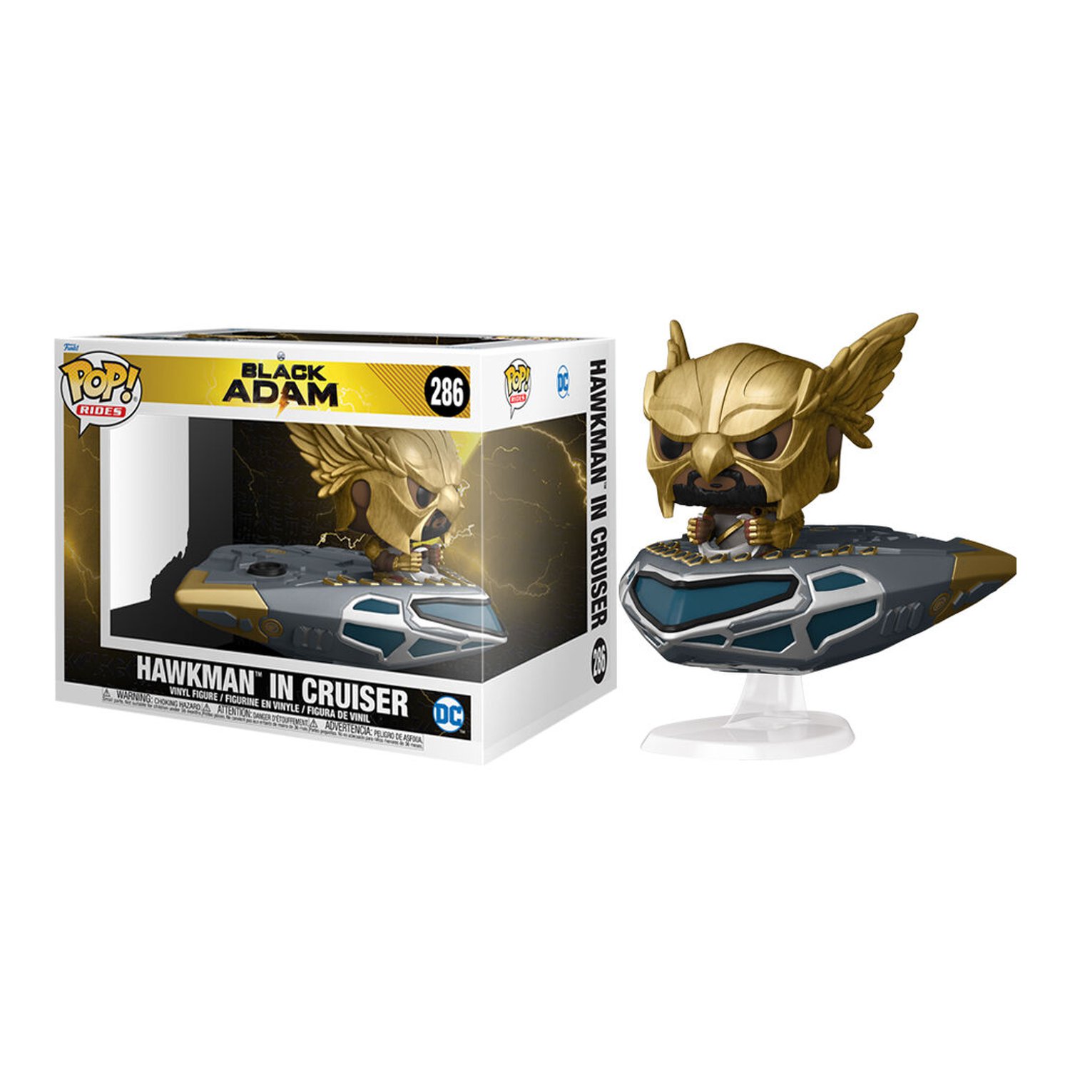 Figura POP DC Comics Black Adam Hawkman in Cruiser