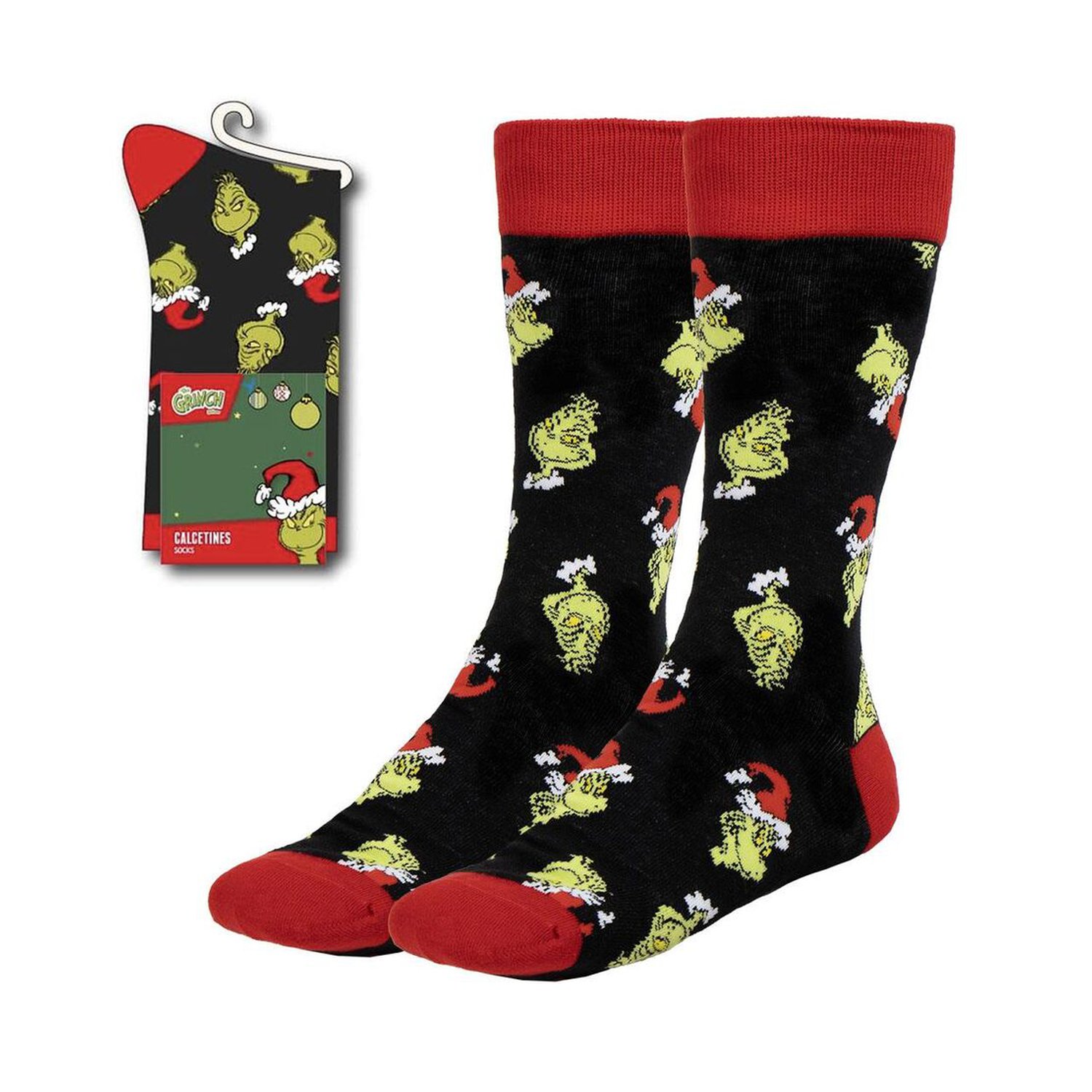 Calcetines Grinch adulto (6 Uds)