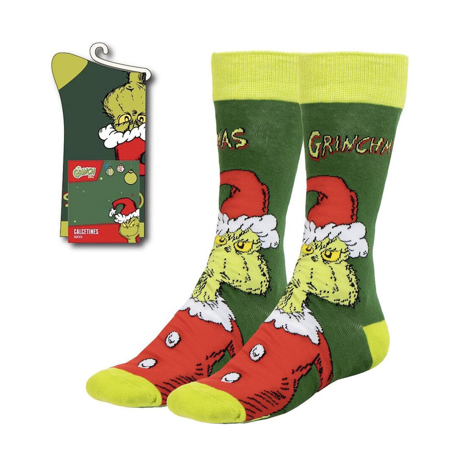 Calcetines Grinch adulto (6 Uds)