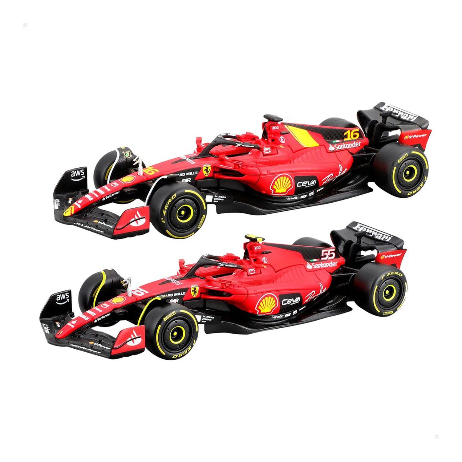 Blister 2 coches Ferrari Formula 1