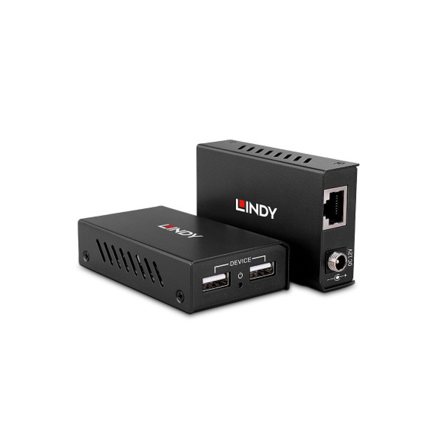 Lindy 43408 · Extensor AV · Transmisor y Receptor · Negro