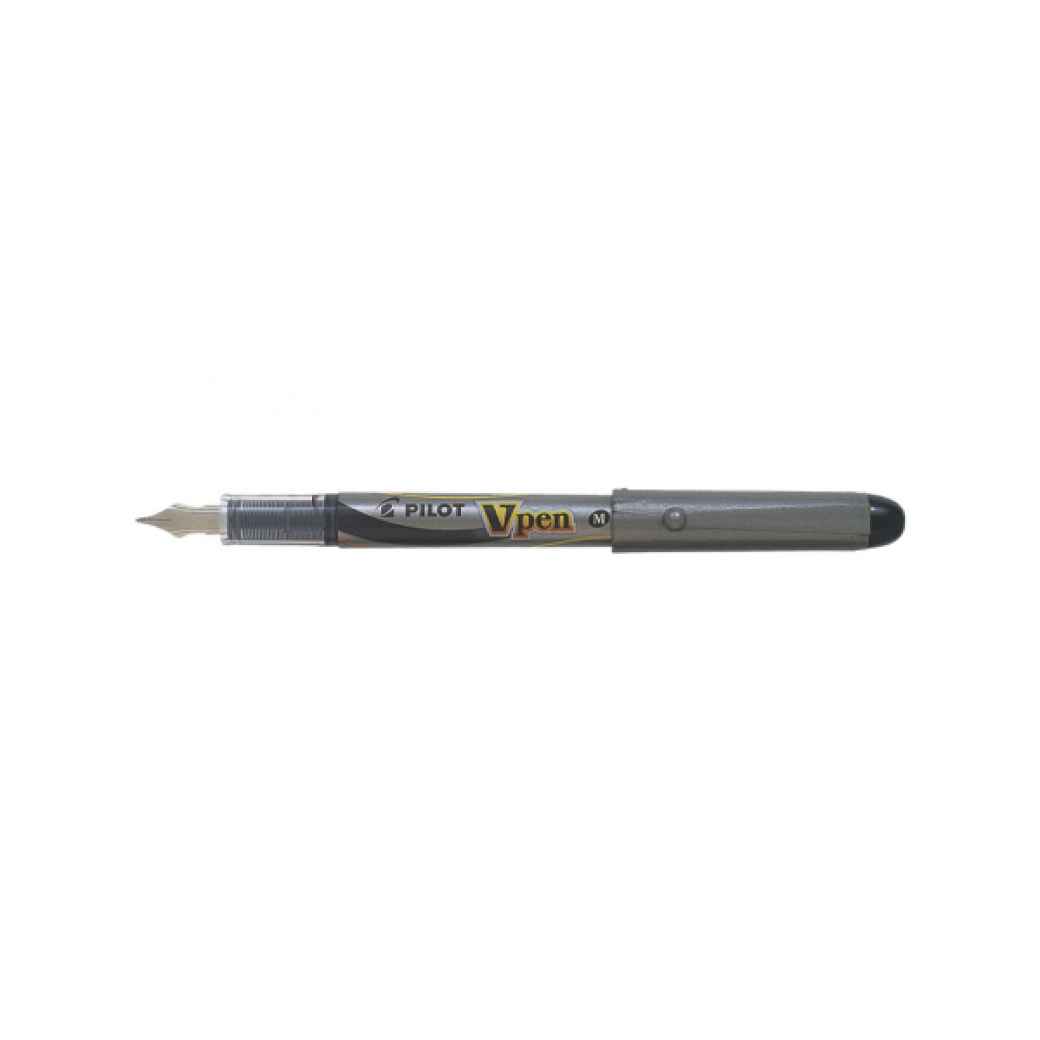 Pilot V Pen Silver · Bolígrafo Desechable · Punta 0,4mm · Negro