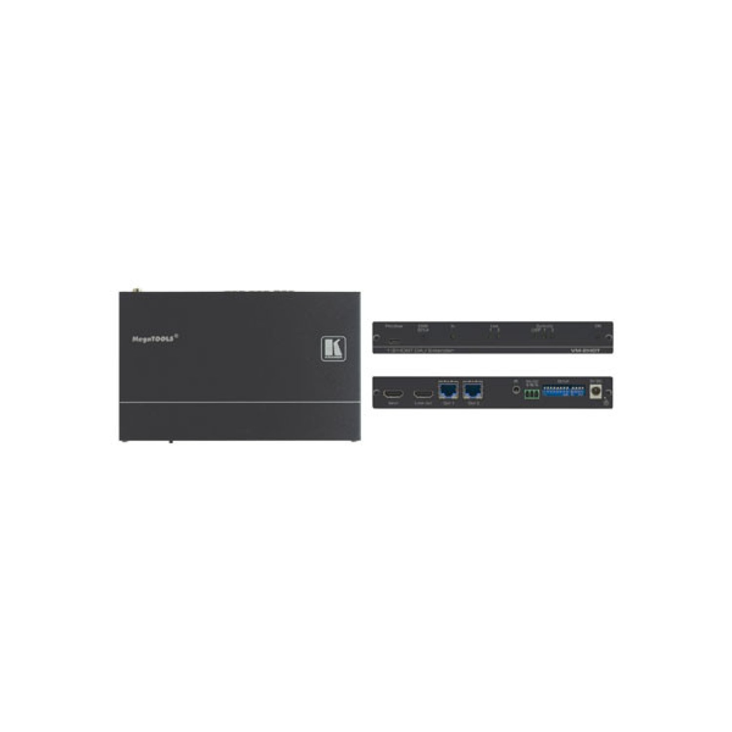 Kramer VM-2HDT · Matriz 5x5 · Vídeo Composite y Audio Estéreo Balanceado