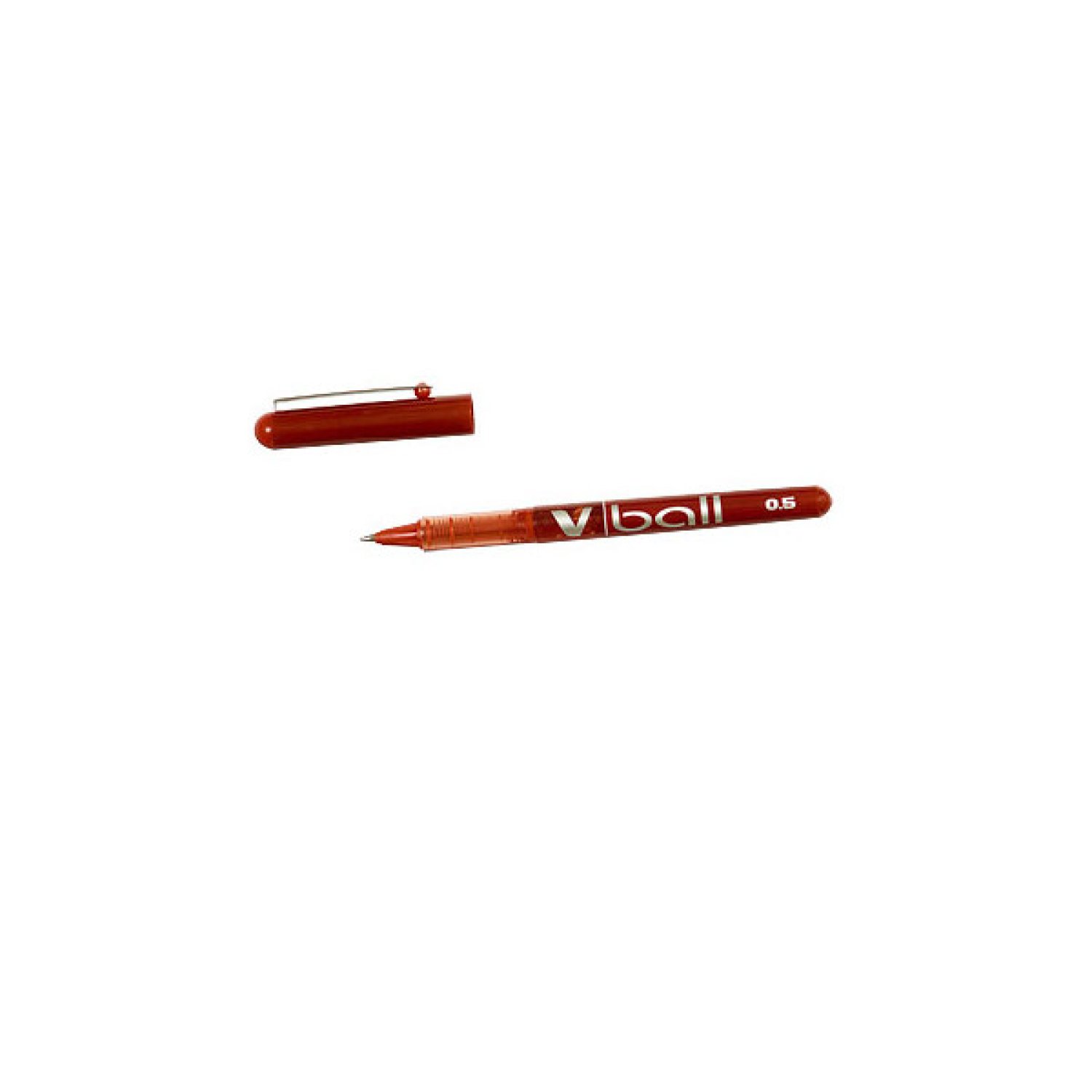 Pilot V-Ball · Roller Tinta Líquida · 0,5mm · Rojo