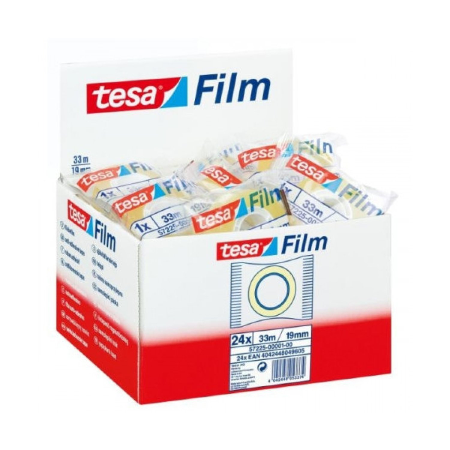 Tesa · Cinta Adhesiva Standard · 19mm x 33m · Bolsita Transparente