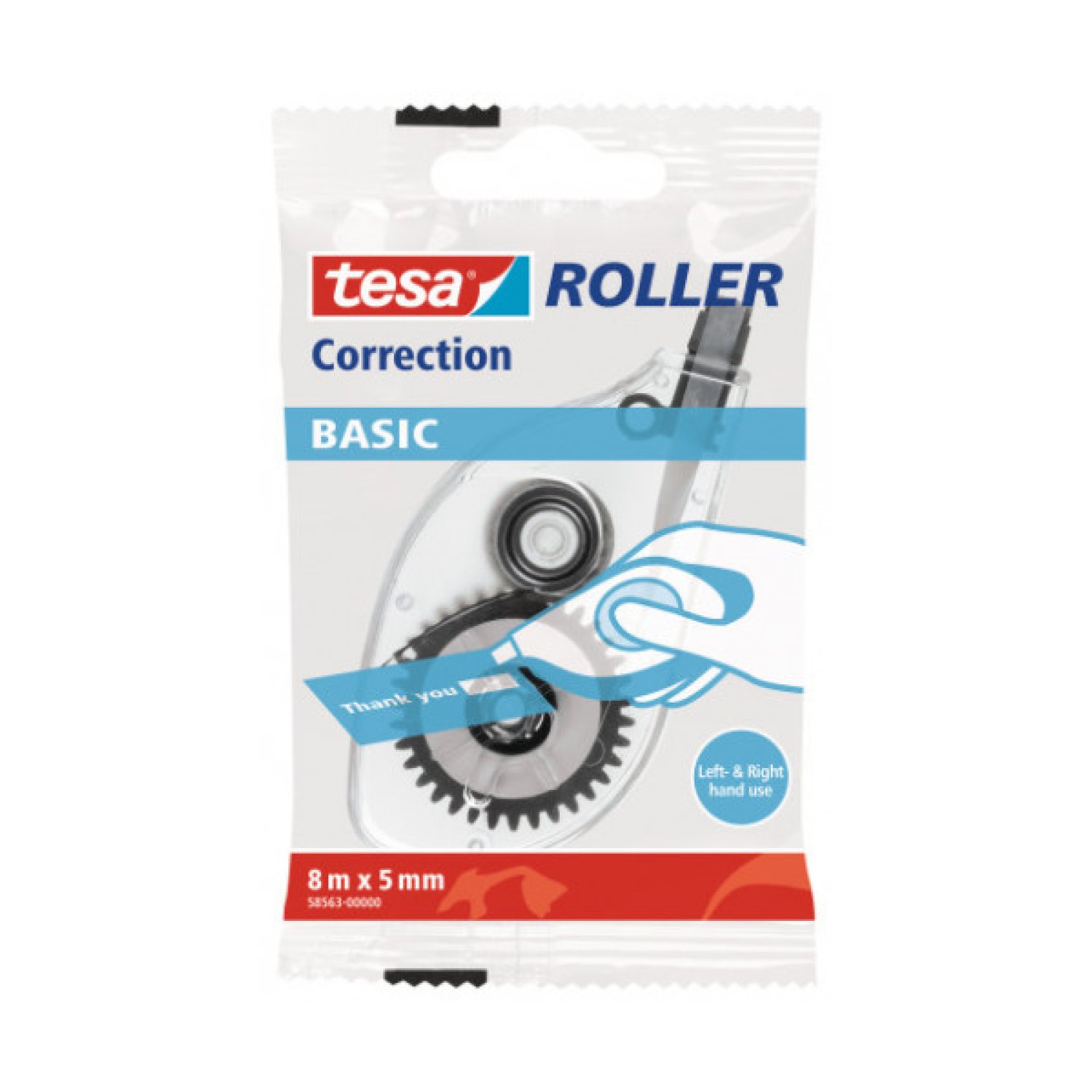 Tesa Roller Corrector Basic · 5mm x 8m · Corrector de Cinta