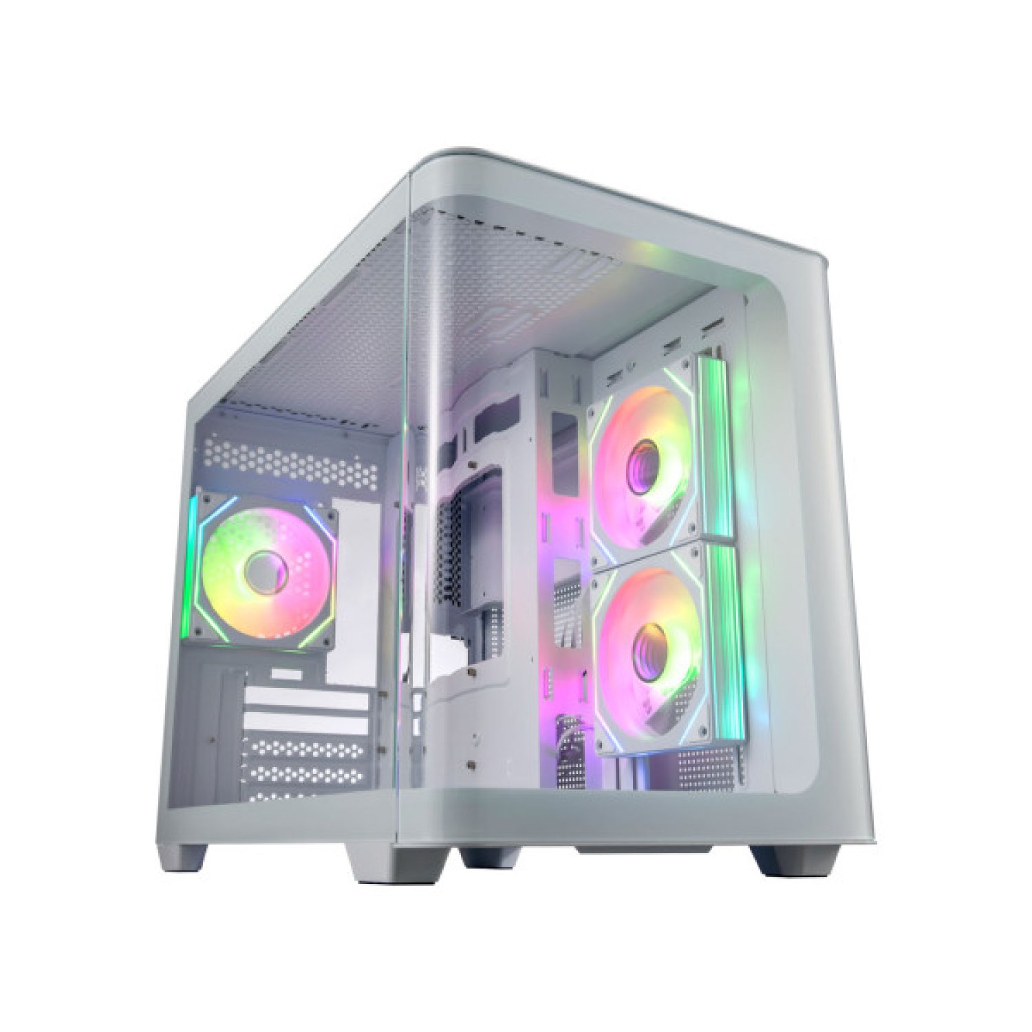 FSP S380-WA · Micro Torre · Blanco