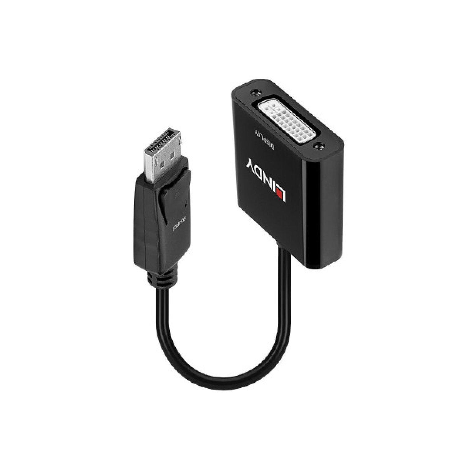 Lindy · Adaptador de Cable de Vídeo · Negro