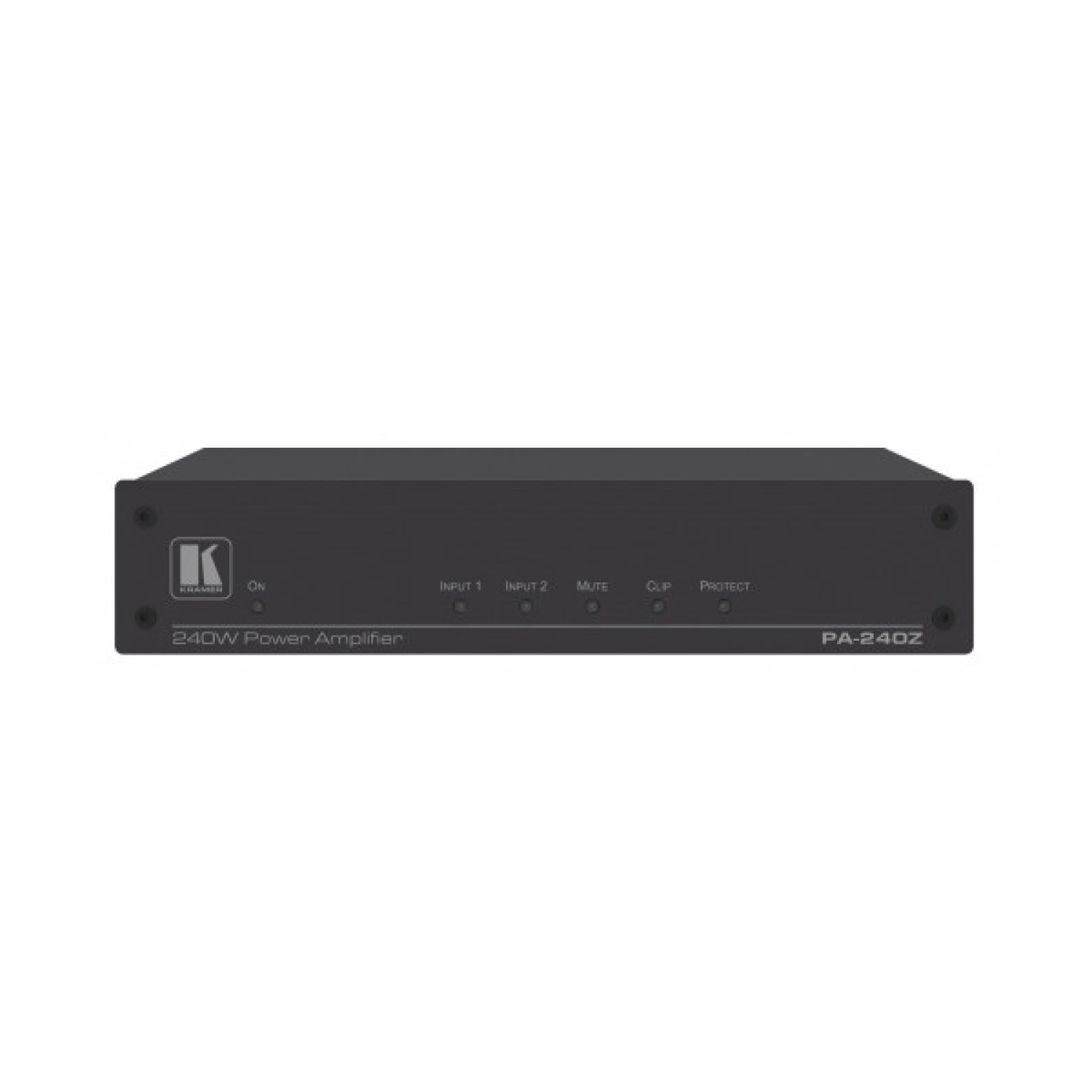 Kramer Electronics PA-240Z · Amplificador Audio 2.0 Canales · Rendimiento/Fase · Negro