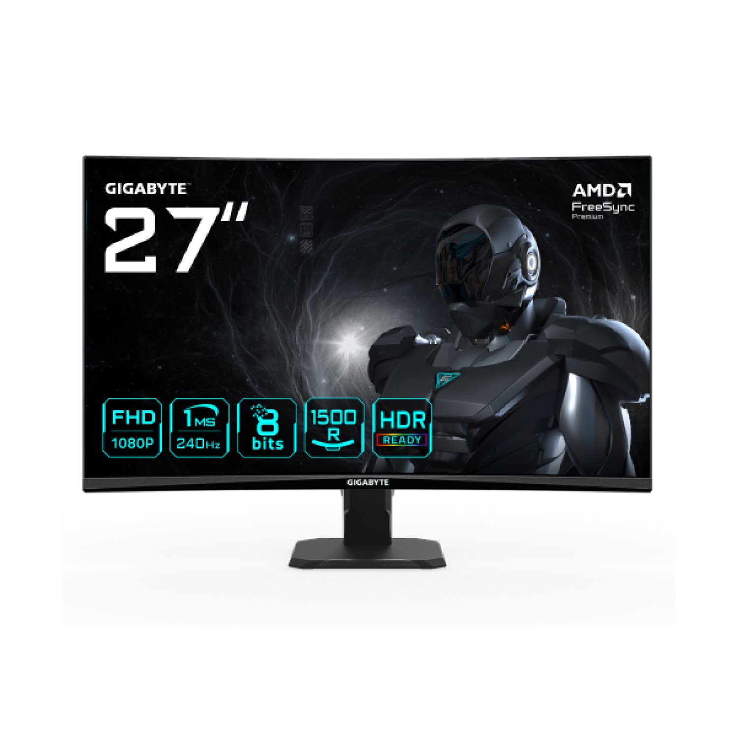 Gigabyte GS27FC2 · Monitor Curvo 27" · 240Hz · 1920x1080 FHD · 1ms · VA 1500R