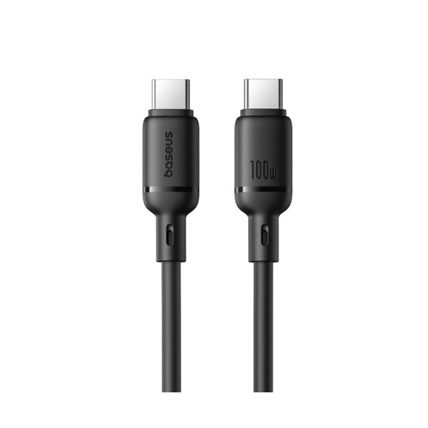 Baseus Silky Series · Cable USB-C a USB-C · 100W · 1m · Negro