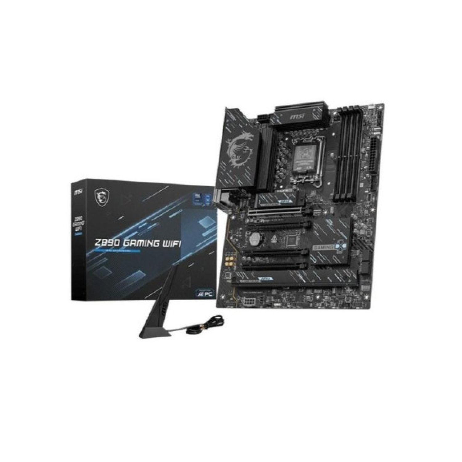 MSI Z890 Gaming WiFi · Placa Base ATX · Intel LGA1851 · 4 DDR5 · WiFi 7 · Thunderbolt 4