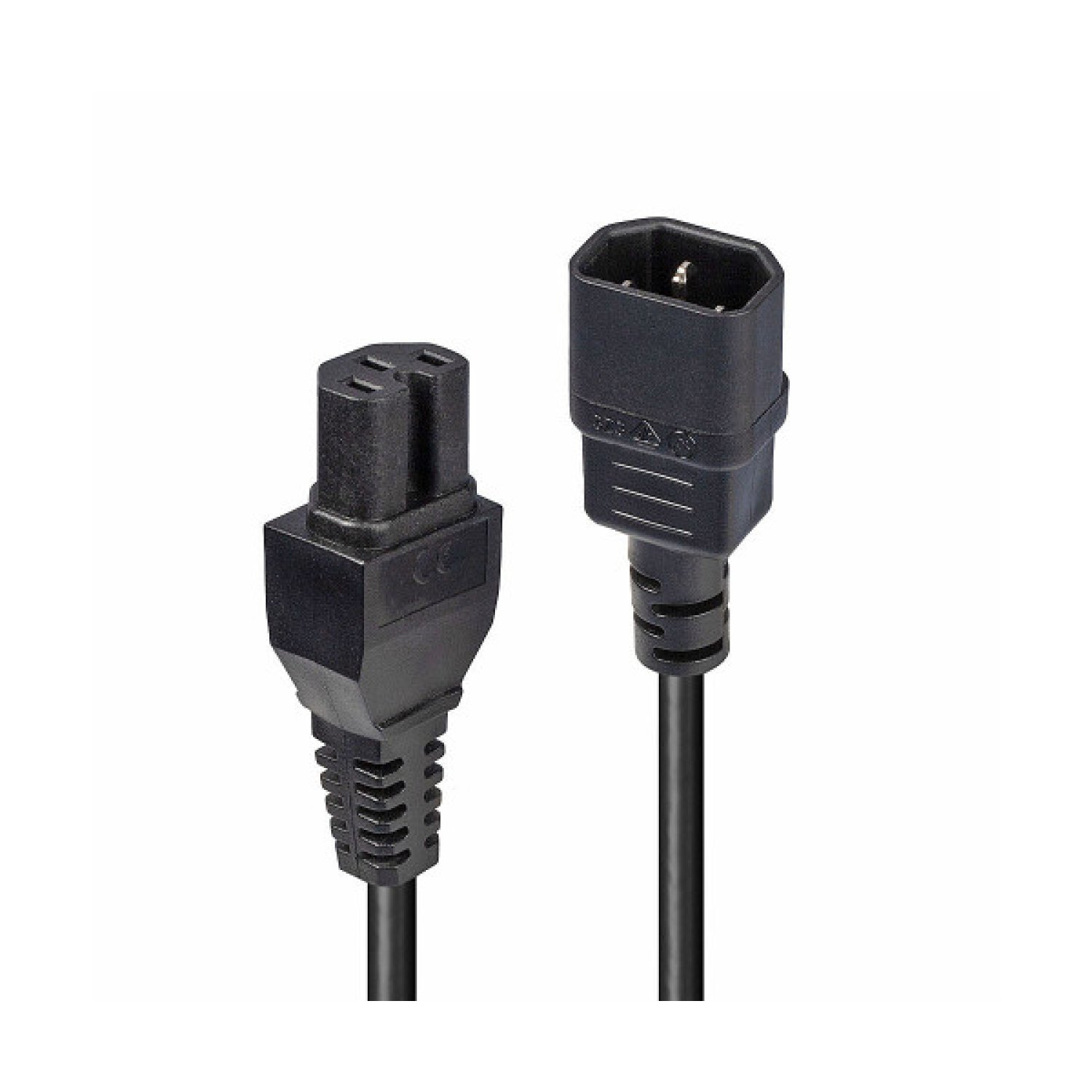 Lindy · Cable de Alimentación · C14 a C15 · 2 metros · Negro