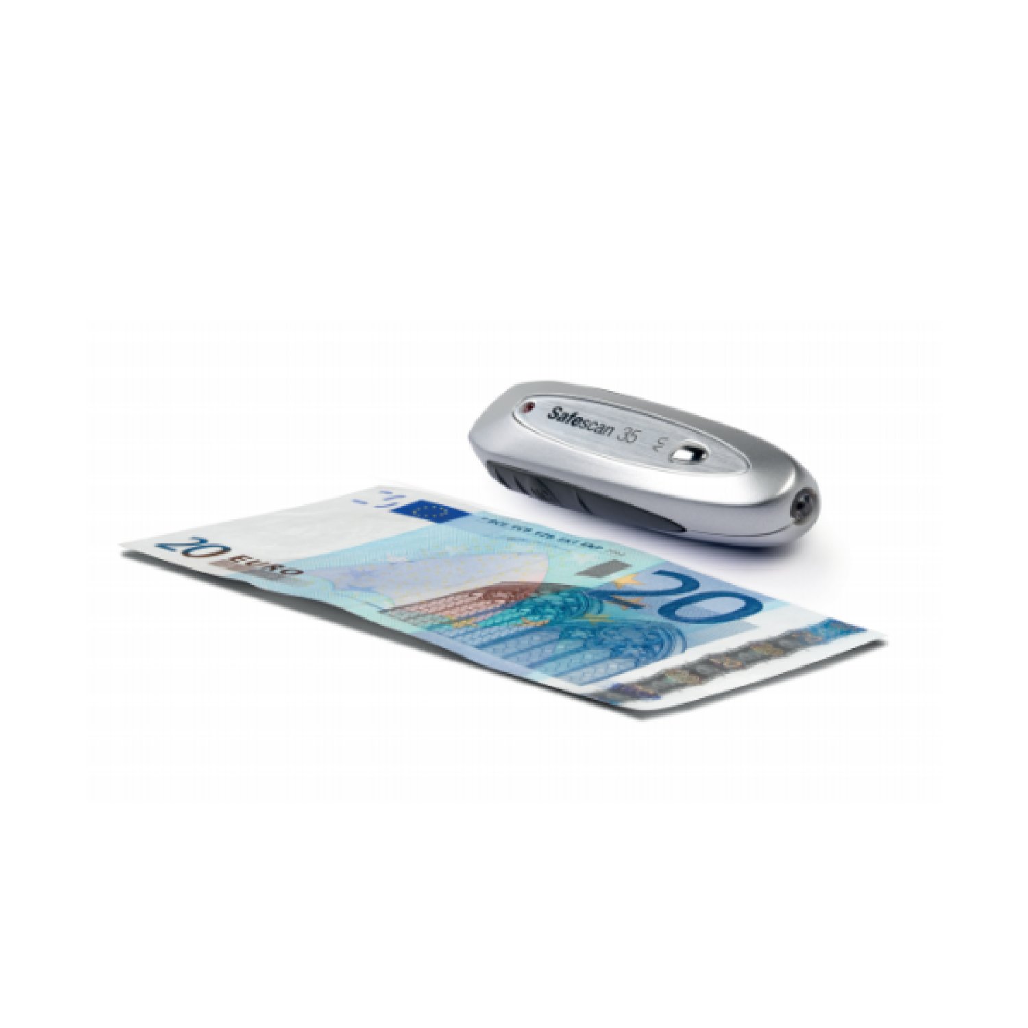 SafeScan 35 · Detector de Billetes Falsos · Portátil Compacto