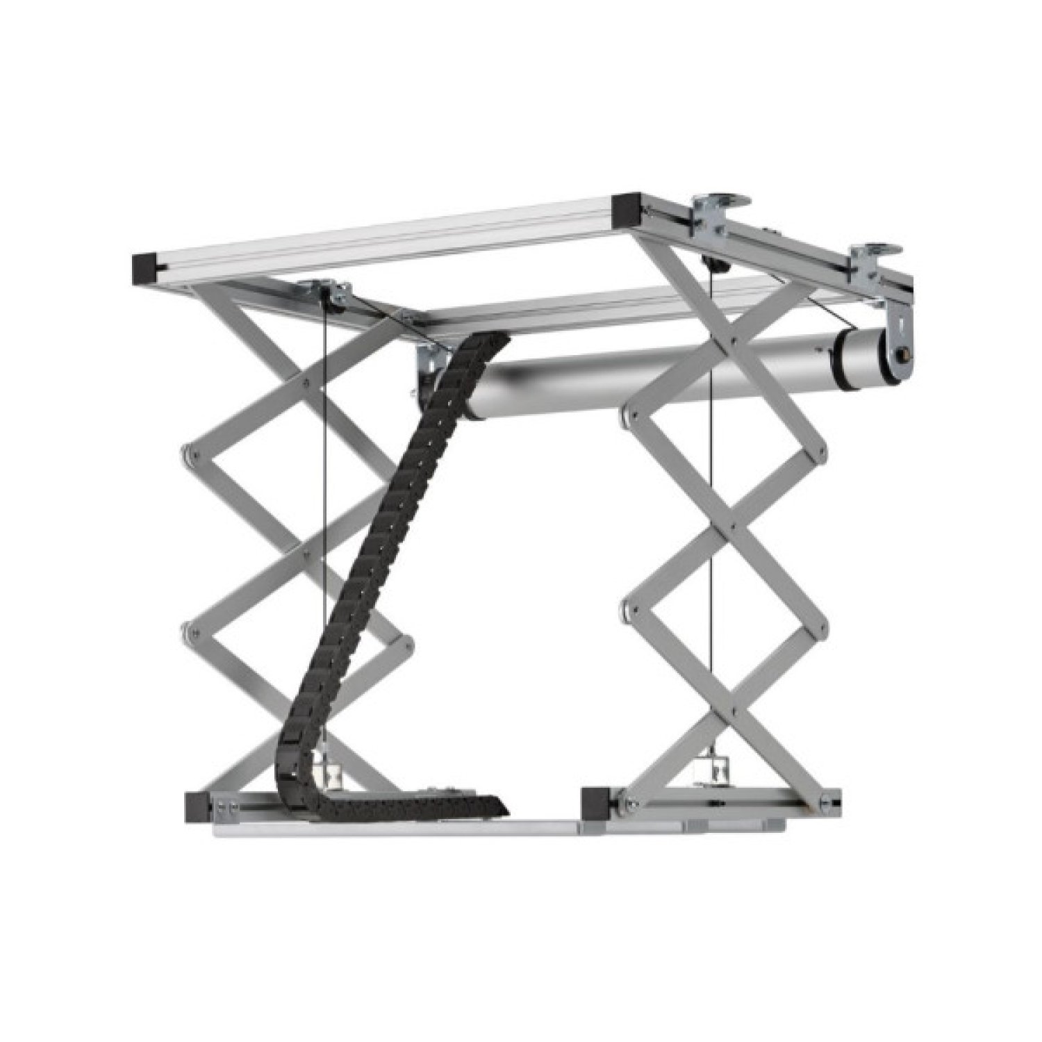 Vogel's · Soporte Elevador para Proyector · Sistema de Elevación · Acabado Plateado