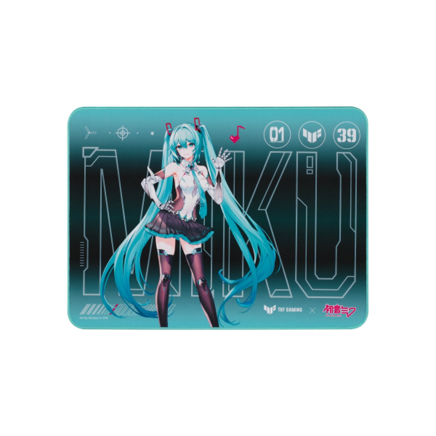 ASUS TUF Gaming P1 · Alfombrilla Gaming · Edición Hatsune Miku