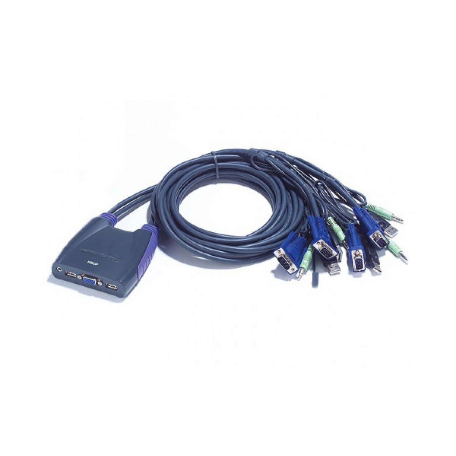 Aten CS64US · Interruptor KVM · 4 Puertos · USB · Azul
