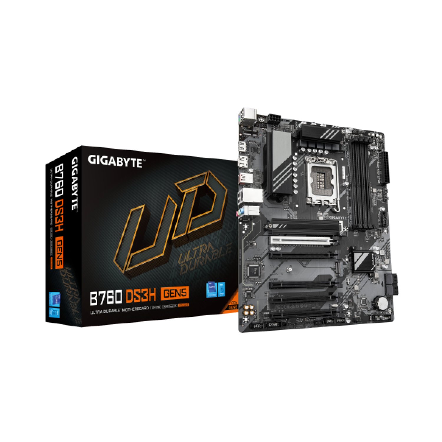 Gigabyte B760 DS3H Gen5 · Placa Base Intel LGA1700 · DDR5 5600MHz · PCIe 4.0 · M.2 Dual
