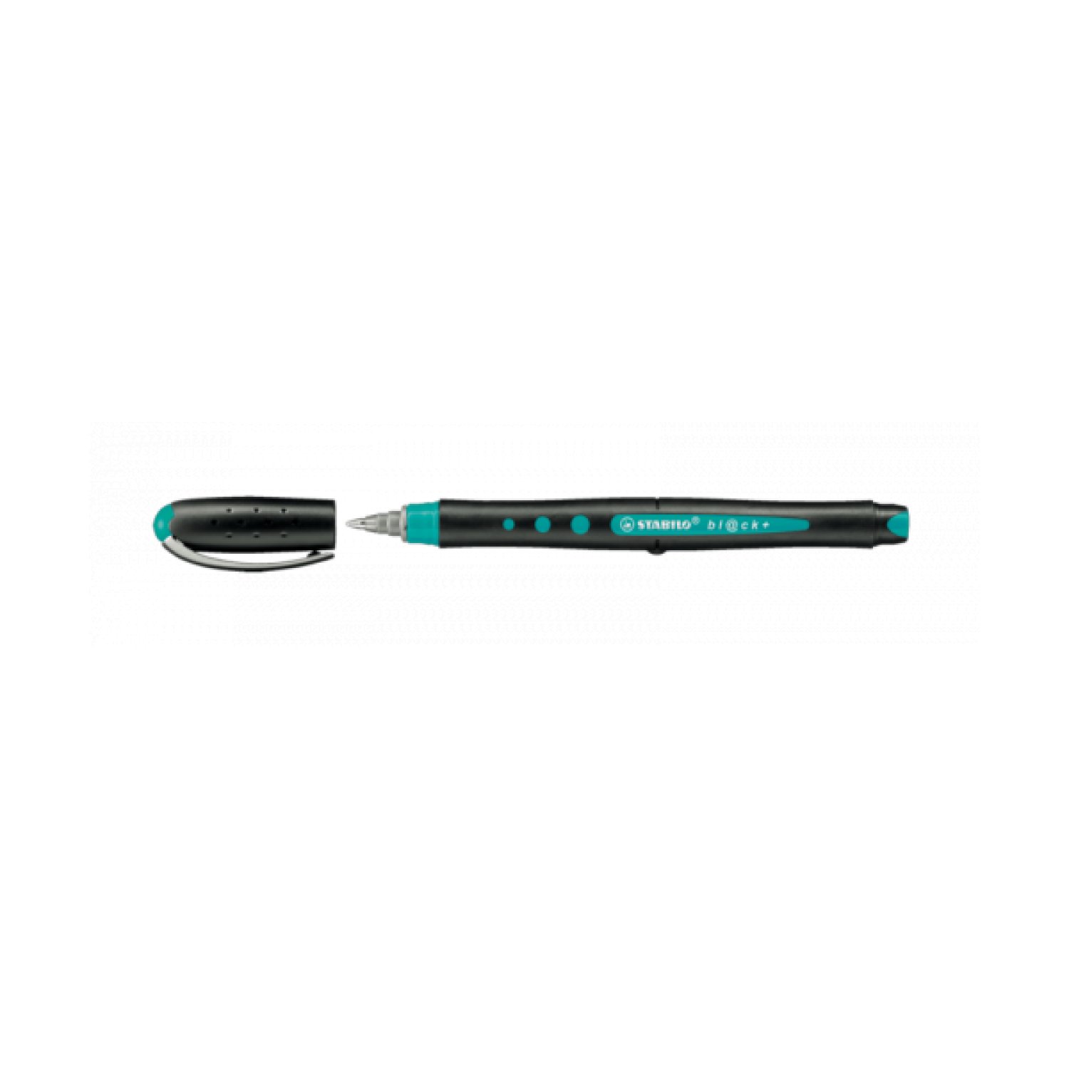 Stabilo Roller Black · Bolígrafo de Precisión · Punta F · Color Turquesa