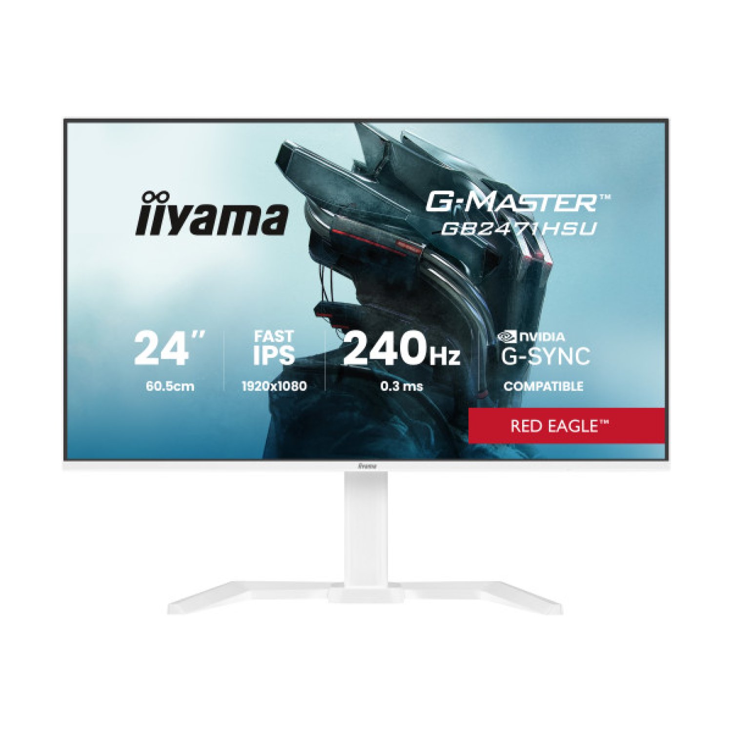 IIYAMA G-MASTER GB2471HSU-W1 · 23,8" · Full HD 1920x1080 · Blanco