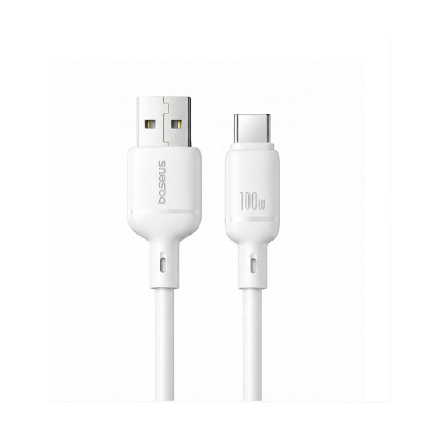 Baseus Silky · Cable USB-A a USB-C · 3A · 2m · Blanco