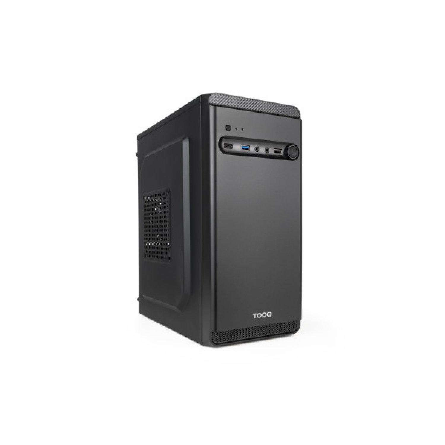 TooQ Dodeka Ultra · Minitorre Micro-ATX · Caja Negra