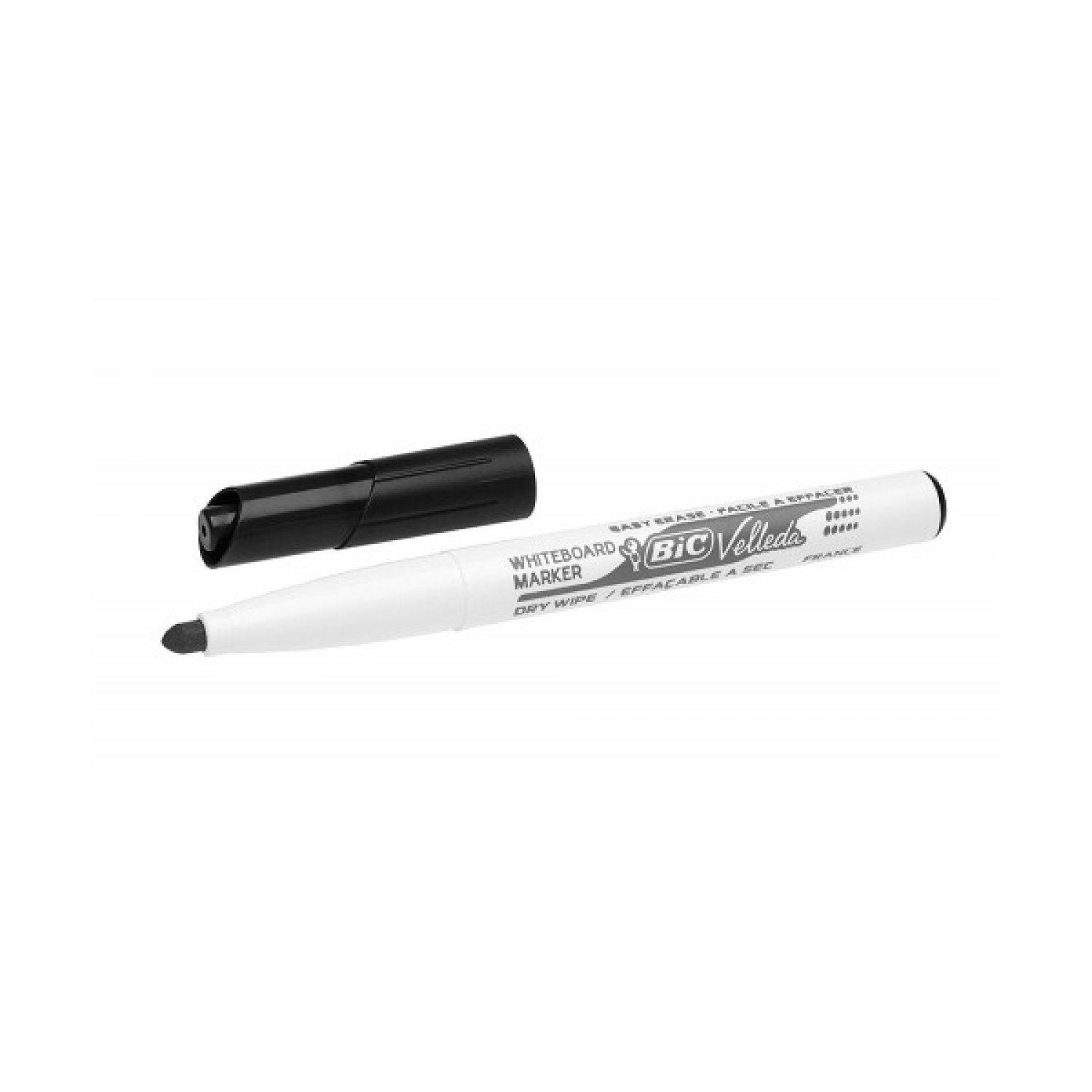BIC Velleda · Marcador Pizarra Blanca · Tinta Acetona · Trazo 1,4mm · Negro