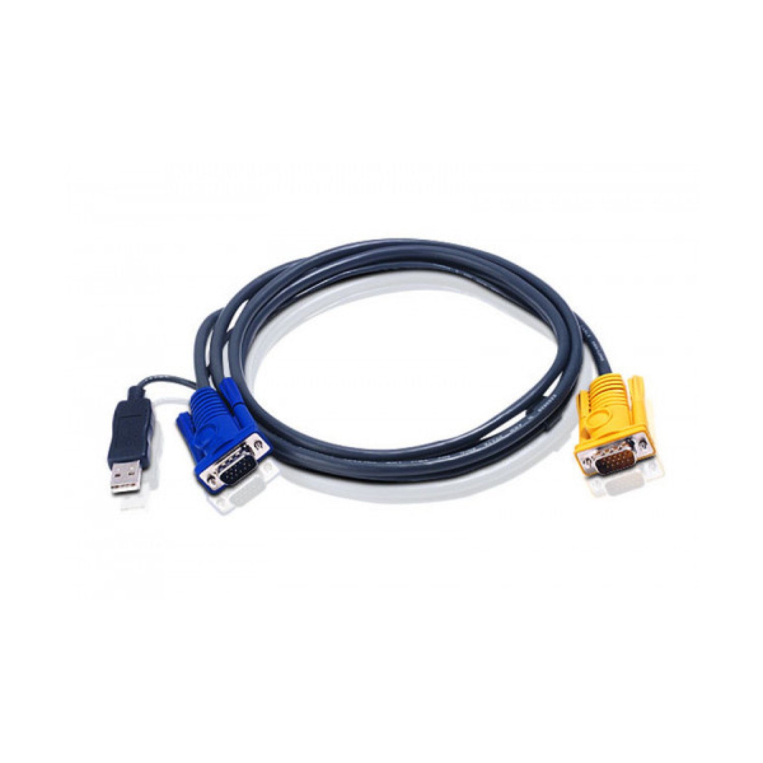 Aten Cable KVM USB · SPHD 3 en 1 · Conversor PS/2 a USB · 3 metros