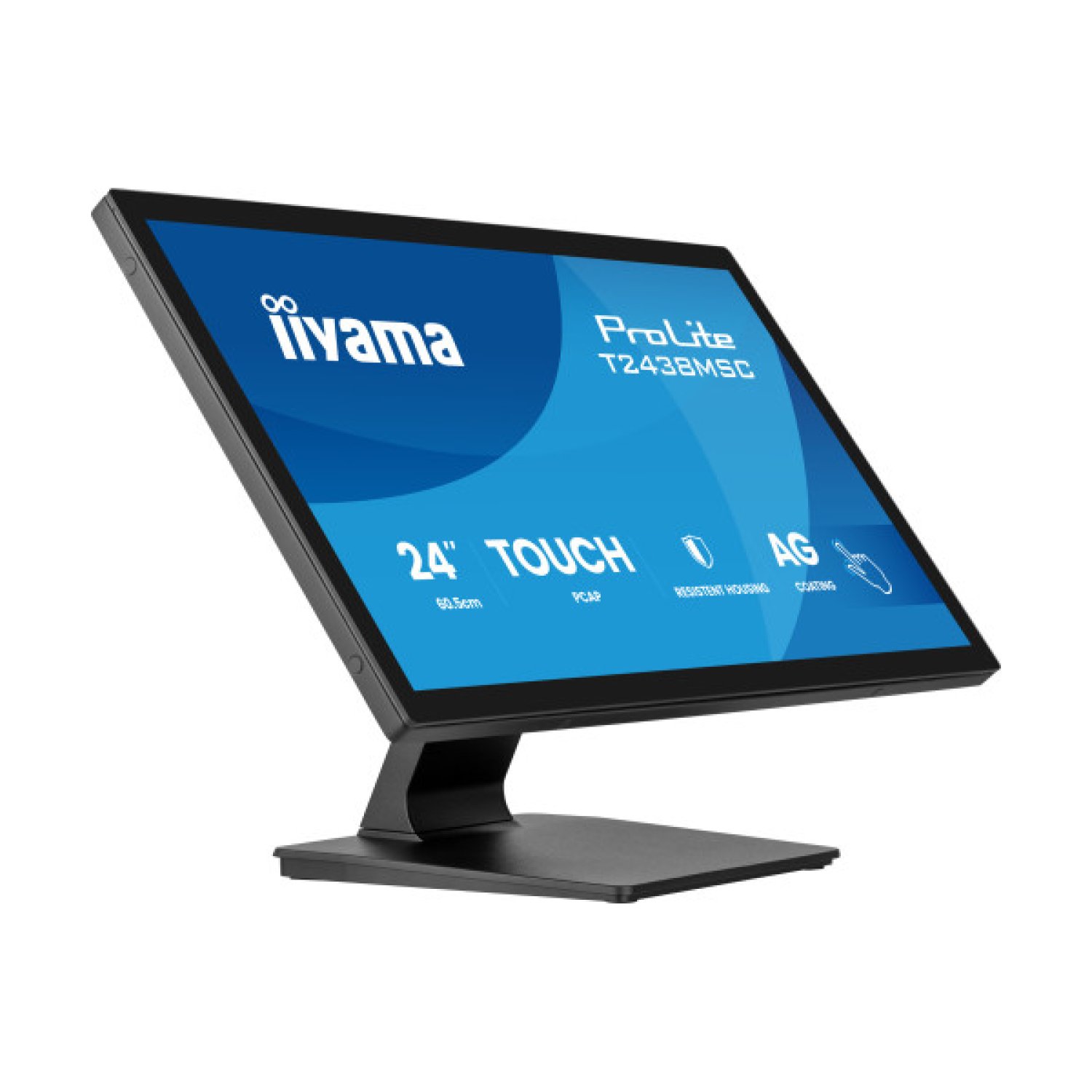 Iiyama · Monitor Táctil 23,8" · 1920x1080 IPS · 10P PCAP · DP/HDMI · USB Hub · Altavoces