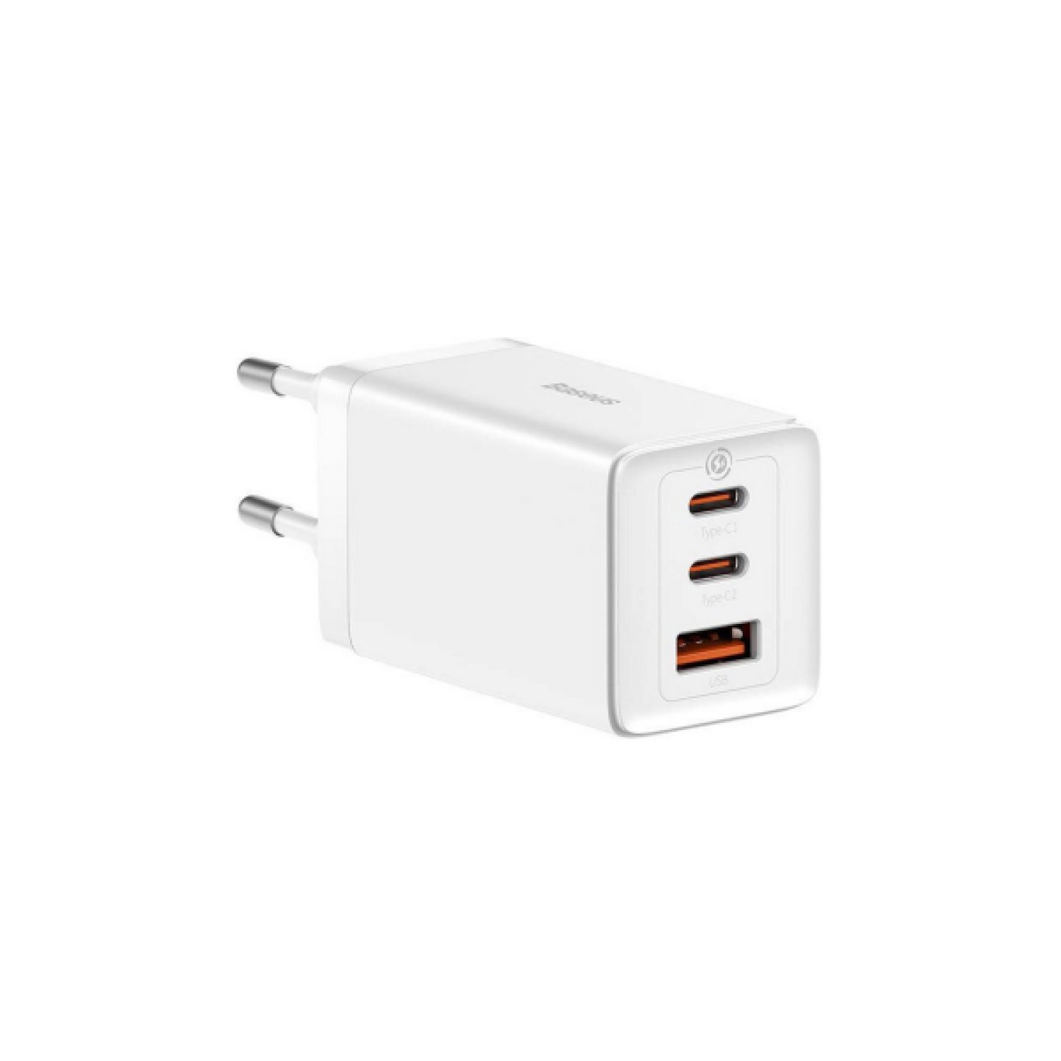 Baseus GAN5 Pro · Cargador Rápido 65W · 2 USB-C + USB · Cable Type-C incluido