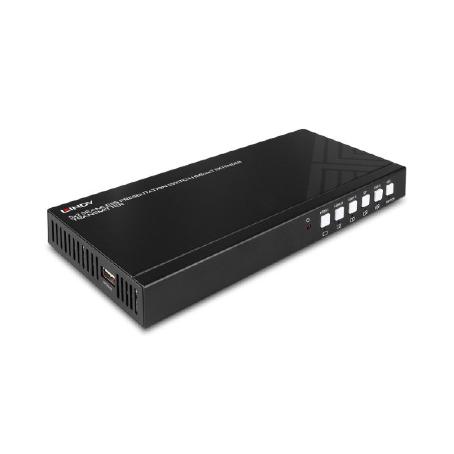 Lindy 38338 · Extensor Audio/Video AV · Transmisor de Señales · Negro