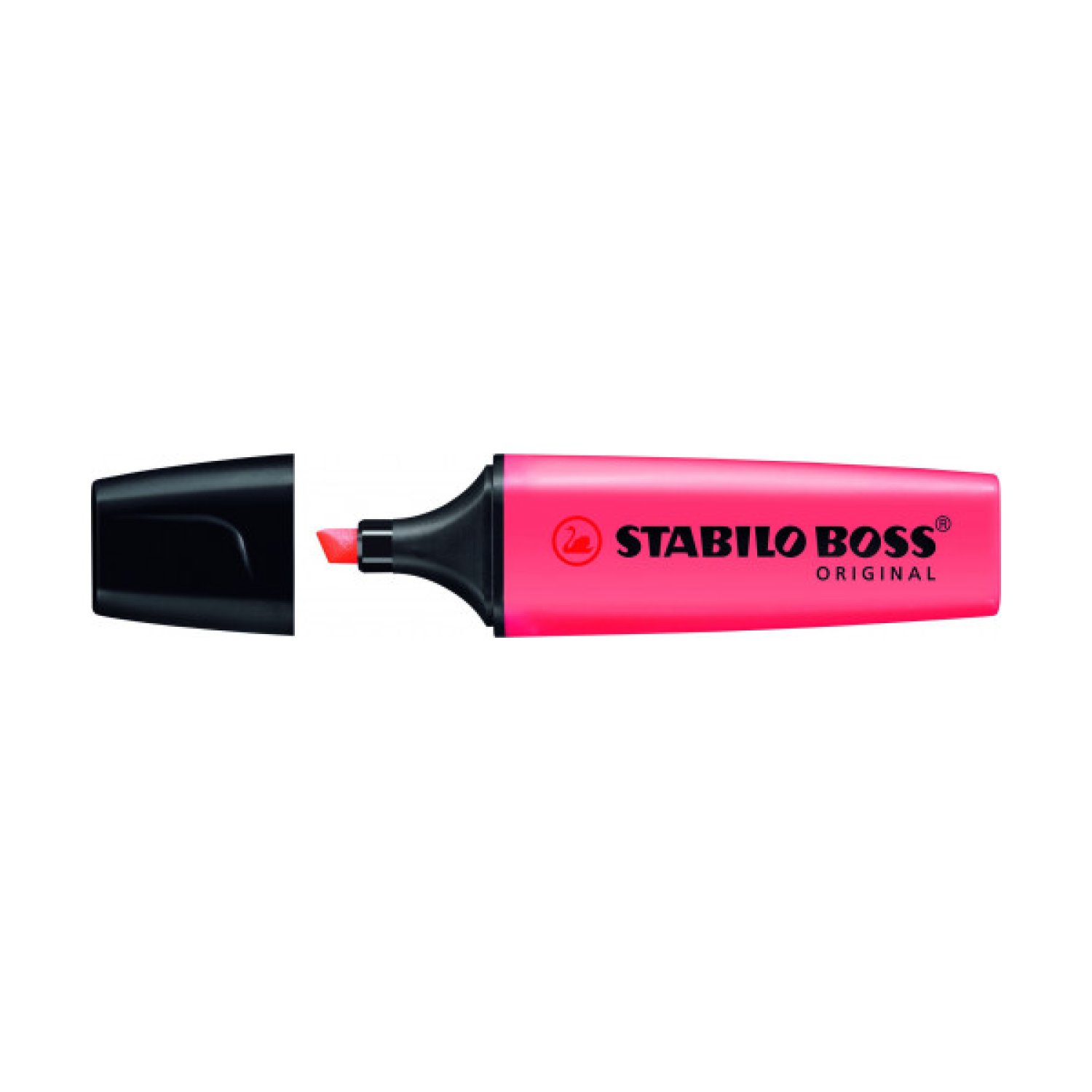 Stabilo Boss Original · Marcador Fluorescente · Trazo 2/5mm · Rojo